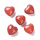 Natürlicher roter Jaspis-Herz-Liebesstein G-F708-01-1