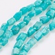 Chapelets de perles en amazonite naturelle G-F568-001-1