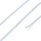 ラウンドワックスポリエステル糸ストリング  マイクロマクラメコード  ツイストコード  革縫い用  ミックスカラー  0.8mm  約54.68ヤード（50m）/ロール YC-D004-02E-M-4