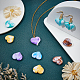 SUNNYCLUE 80Pcs 10 Colors Acrylic Imitation Gemstone Beads MACR-SC0001-06-4