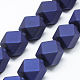 Chapelets de perles en acrylique de style caoutchouté MACR-S843-01-1