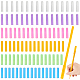 FINGERINSPIRE 96Pcs 6 Colors Plastic Pencil Cap (1.8x0.4 inch AJEW-CA0003-04-1