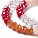 Imitation Jade Opaque Solid Color Glass Beads Strands GLAA-L044-A01-3