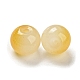 Perles de verre de peinture par pulvérisation bicolore GLAA-L046-03A-2