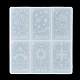 Il set di stampi in silicone con ciondolo fai da te per carte dei tarocchi sole/stella/mondo DIY-A046-04-4
