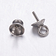 304 Stainless Steel Cup Pearl Peg Bails Pin Pendants STAS-K146-001-5mm-1