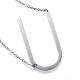 304 Stainless Steel Pendant Necklaces STAS-D162-12U-3