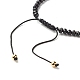 Bracelets de perles tressées de malaisie naturelle et de perles et de coquillages pour les femmes adolescentes BJEW-JB06958-9