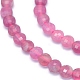 Chapelets de perles en tourmaline naturelle G-E530-07AG-3
