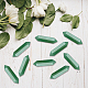 SUNNYCLUE 1 Box 10Pcs Green Aventurine Crystal Point Hexagonal Quartz Healing Chakra Faceted Gemstone Pointed Bullet Stones Wands Carved for Jewelry Making DIY Necklace Riki Balancing Meditation G-SC0001-62-3
