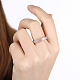 Donne design perfetto anelli in acciaio al titanio RJEW-BB15720-8RG-7