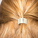 Gomakerer 6pcs 6 style caoutchouc chaîne élastique cheveux cravates queue de cheval cheveux manchette OHAR-GO0001-04-3