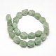 Natural Green Aventurine Faceted Rhombus Beads Strands G-L235A-08B-2