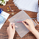 プラスチックメッシュキャンバスシート  刺繍用  アクリル毛糸クラフト  ニットとかぎ針編みのプロジェクト  長方形  ホワイト  210x220x1.5mm AJEW-WH0413-62A-3