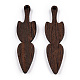 Colgantes de madera de wengué natural WOOD-T023-38-2