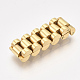 メンズ304ステンレスリング  パンサーチェーンフィンガー指輪  ゴールドカラー  サイズ5  16mm STAS-S079-101A-01-5