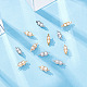Ahandmaker 20 conector de enlace de perlas de imitación KK-GA0001-33-7