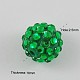 5 pc grosso rhinestone della resina rotonda sfera bubblegum perle X-RESI-S260-20mm-S7-2
