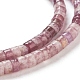 Fili di perle di giada lilla naturale G-F631-A35-3