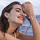 Superfindings 40 pz connettori pendenti con perle imitazione 4 stili perle di perle d'acqua dolce naturali collegamenti con anelli di salto ciondoli di perle di forma irregolare per la creazione di gioielli bracciale collana FIND-FH0005-52-6