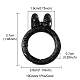 10 шт. окрашенные распылением кольца пружинных ворот из сплава FIND-YW0001-64-5