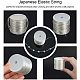 日本の平らな弾性結晶ストリング  弾性ビーズ糸  ストレッチブレスレット作り用  透明  0.8mm  約60 M /ロール。 EW-PH0002-02A-4