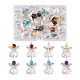 Fashewelry 16 шт. 8 стиля натуральные и синтетические смешанные драгоценные камни ab цвет акриловые подвески G-FW0001-37-1