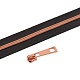 Nylon Closed-end Zipper and Zinc Alloy Zipper Sliders Zipper Head DIY-BC0011-66-4
