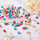 300Pcs Handmade Polymer Clay Colours Beads CLAY-CW0001-02B-6