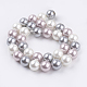 Shell Pearl Beads Strands BSHE-G012-10mm-13-2