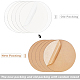 BENECREAT Clear Acrylic Circle Disc 3mm Thick 300mm Inner Dia Cast Sheet for Craft Projects OACR-BC0001-02-5