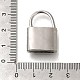 Реечное покрытие латунь микро паве прозрачные застежки из циркония KK-H512-02P-3