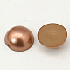 Half Round Domed Imitated Pearl Acrylic Cabochons OACR-H001-8P-2