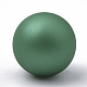 Perles de style caoutchouté en plastique écologique MACR-S284-02A-1