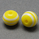 Round Striped Resin Beads RESI-R158-8mm-01-1