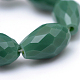 Solid Color Glass Faceted teardrop X-GLAA-Q052-B14-4