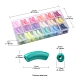 72 pz 18 colori perline acriliche opache MACR-FS0001-49-5