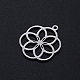 201 Stainless Steel Filigree Charms STAS-T049-T671-1-2