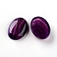 Oval Natural Striped Agate/Banded Agate Cabochons G-I172-22x30mm-07-2