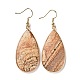Natural & Synthetic Mixed Stone Dangle Earrings EJEW-L179-01-2