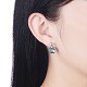 925 Sterling Silver Dangle Earrings EJEW-BB30652-B-3