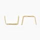 Brass Square Buckle KK-WH0021-02A-G-1