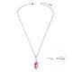 TINYSAND Rhodium Plated 925 Sterling Silver Pendant Necklace TS-N403-S-2