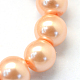 Baking Painted Glass Pearl Bead Strands HY-Q003-3mm-18-3