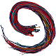 Gorgecraft 40pcs 10 colores fabricación de collar de cordón de poliamida AJEW-GF0003-96-1