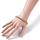Stretch-Armband aus künstlichen Edelsteinen mit Glasperlen und synthetischem Hämatit für Frauen BJEW-JB07659-3