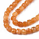 Chapelets de perles de quartz naturel G-S359-376C-3