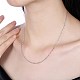 925 Sterling Silver Chain Necklaces NJEW-BB30123-20-4