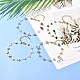 Perlen-Fußkettchen mit natürlichen gemischten Edelsteinsplittern AJEW-AN00454-2