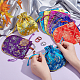 Hobbiesay 12 pz 6 sacchetti di imballaggio di seta di colori ABAG-HY0001-03-3